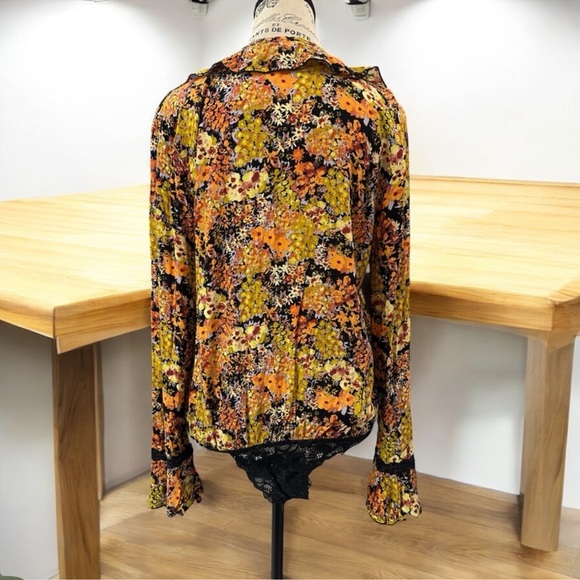 Free People Heat Wave Floral Bodysuit - Picture 4 of 10